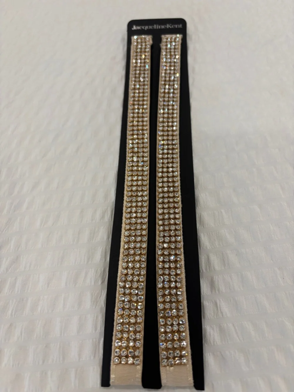 Crystal-Trim‎ Beige Bra Straps by (blank)